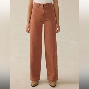Faherty Wide Leg Jeans